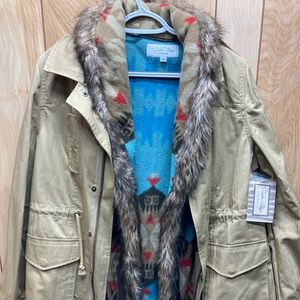 Tasha Polizzi Southwestern Vest n Overcoat xl